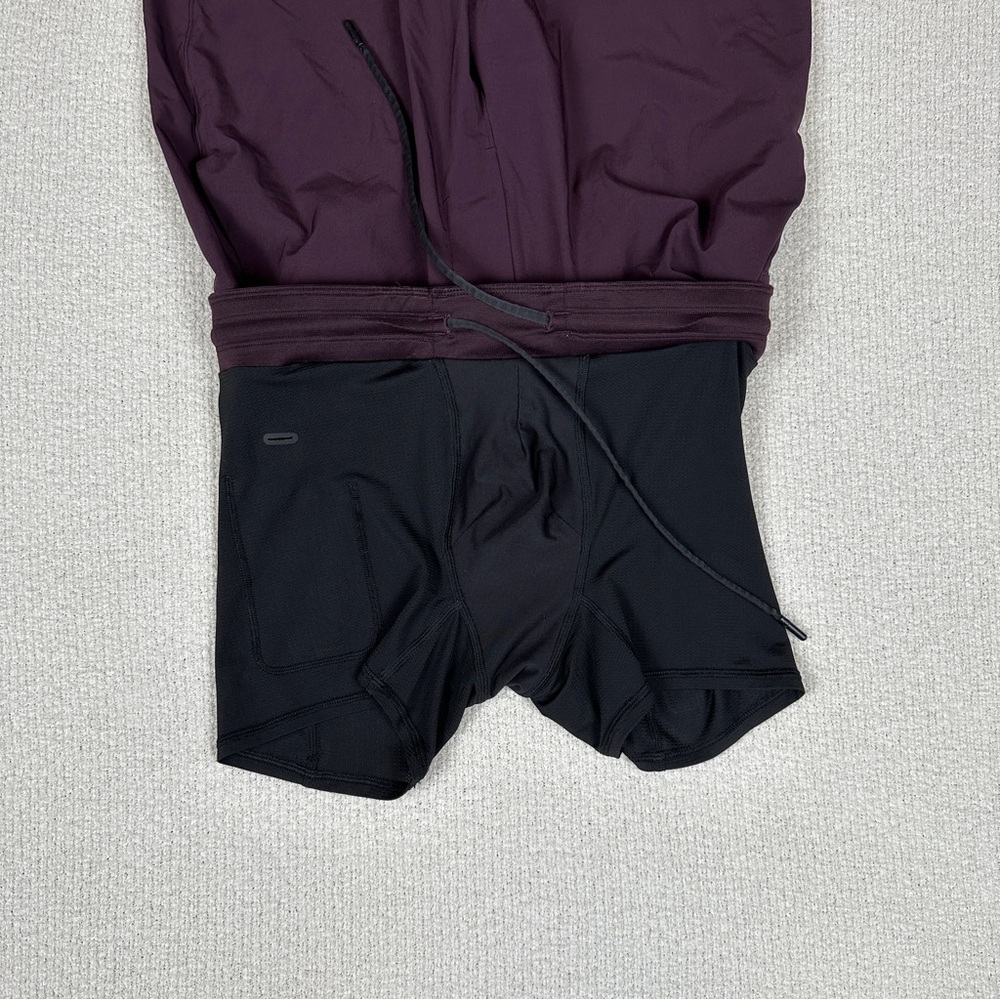 Lululemon Athletica Plum T.H.E. Lined Athletic Shorts 9” Inseam - Picture 5 of 5